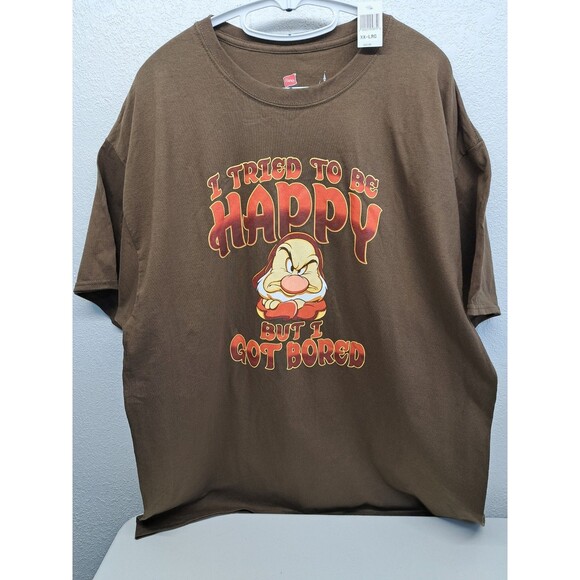 Disney Other - Disney Parks Store Brown T-Shirt Grumpy Graphic Men's Size 2XL New*
